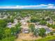 Picturesque aerial view of a neighborhood nestled among lush trees and green landscapes at 9526 Turkey Oak Bnd, Orlando, FL 32817