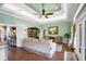 Bright living room with tray ceiling, comfortable seating, and elegant decor at 2161 Longleaf Cir, Lakeland, FL 33810