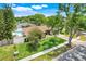 Ariel view of a charming home with a private pool and well-maintained landscaping at 1604 Nottingham Dr, Winter Park, FL 32792