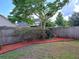 Spacious backyard featuring wood privacy fence and lush foliage at 313 Morning Creek Cir, Apopka, FL 32712
