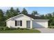 Charming single-story home with a well-manicured lawn and neutral-colored exterior at 2442 Mckinley Dr, Lake Wales, FL 33859