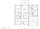 Detailed floorplan showcasing the layout of the home with labeled rooms and dimensions at 3055 Steeplechase Dr, Lakeland, FL 33811