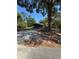 Exterior view of a charming home with a carport surrounded by mature trees and landscape at 4266 County Road 691, Webster, FL 33597