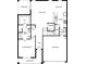 Open-concept first floor plan features a large kitchen, Gathering room, Primary suite, and two-car garage at 3335 Chinotto Dr, Lake Alfred, FL 33850