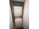 Stacked washer and dryer offer convenience and efficiency in a compact laundry closet at 7673 Heritage Crossing Way # 202, Reunion, FL 34747