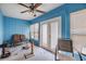 Bright sunroom featuring French doors and windows providing ample natural light at 2138 Mirasol Dr, Winter Haven, FL 33881