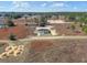 Aerial view of new home with long driveway and expansive lot at 2746 Sw 147Th Ct, Ocala, FL 34481