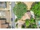 Birds eye view of the property with proximity to roads and neighborhood at 713 W 3Rd St, Lakeland, FL 33805