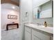 Bathroom featuring vanity with grey counter top at 3205 Royal Tern Dr, Winter Haven, FL 33881