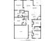 Detailed floor plan showcasing the layout of this spacious 4 bedroom home at 3205 Royal Tern Dr, Winter Haven, FL 33881