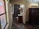 Cozy bathroom design with a modern vanity and decorative wall mirror at 11305 Sw 186Th Cir, Dunnellon, FL 34432