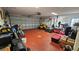 Spacious garage with ample room for vehicles, storage, and various equipment at 424 Forest Glen Ave, Lakeland, FL 33813