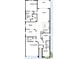 Detailed floor plan showcasing the layout of the home, including the bedrooms, bathrooms, kitchen, and living areas at 5914 Bristle Oak St, Mount Dora, FL 32757