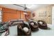 Fun game room with air hockey, basketball, foosball, and beanbag chairs, perfect for entertaining at 7682 Fairfax Dr, Kissimmee, FL 34747