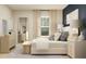 Cozy bedroom featuring a comfy bed with accent pillows and bedside tables for a relaxing retreat at 2341 White Buffalo St, Apopka, FL 32703