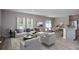 Spacious living room featuring contemporary furnishings, ample natural light, and an open layout at 1756 Frogmore Ave, Haines City, FL 33844