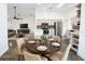 Well-appointed dining room offers a blend of comfort and elegance, next to kitchen area at 1507 Wheeler Rd, Apopka, FL 32703