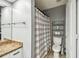 Bathroom showing the toilet and shower at 4346 Thomas Wood Ln E, Winter Haven, FL 33880