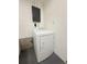 Functional laundry area featuring modern electric dryer at 635 Mccormick St, Daytona Beach, FL 32114