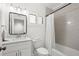 Clean and modern bathroom with a stylish vanity, fixtures, and tiled shower at 1105 Chichester St, Orlando, FL 32803