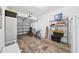 Spacious two-car garage with storage shelving at 6059 Twain St # 108, Orlando, FL 32835