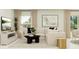 Cozy living room with a comfortable sofa, modern decor, and abundant natural light at 1161 Hour Glass Rd, Lakeland, FL 33801
