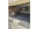 Spacious two-car garage with built-in shelving and work bench providing ample storage and workspace at 1608 Fox Glen Ct, Winter Springs, FL 32708