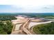 Aerial showing future community site with lake, surrounded by nature at 2115 Forage Dr, Kissimmee, FL 34746