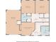 Upstairs floor plan includes three bedrooms, two bathrooms, and a large walk-in closet at 800 W Lake Elbert Ne Dr, Winter Haven, FL 33881