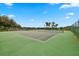 Community tennis court, providing a space for recreation and sports at 4014 Hemingway Cir # 4014, Haines City, FL 33844