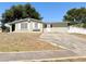 A single-story home featuring a concrete driveway and white-painted exterior walls at 2201 Flamingo Ave, Deltona, FL 32738