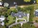 Aerial view of an expansive estate featuring a pool, lush landscaping, and private lake access at 5500 W Lake Butler Rd, Windermere, FL 34786