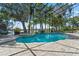 Enclosed pool and spa surrounded by tropical landscaping, offering a private and serene outdoor oasis for relaxation and recreation at 5500 W Lake Butler Rd, Windermere, FL 34786