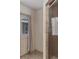 Bright bathroom featuring tiled walk-in shower and access to the screened-in pool at 5060 Se 40Th St, Ocala, FL 34480