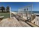 Community deck featuring ocean views and gated beach access at 2300 N Atlantic Ave # 1502, Daytona Beach, FL 32118