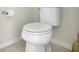 Close-up of a standard white toilet at 1101 Pavia Dr, Apopka, FL 32703