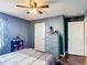 Comfortable bedroom showcasing ample closet space and contemporary decor at 159 Lazy Willow Dr, Davenport, FL 33897
