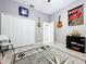 Bedroom with guitars, sports decor, nautical décor, and a ceiling fan at 1634 Lady Bowers Trl, Lakeland, FL 33809