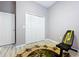 Bonus room featuring closet, offering versatile space for storage or home gym equipment at 1634 Lady Bowers Trl, Lakeland, FL 33809