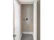 This is a compact laundry room with washer/dryer hookups and clean, white trim at 1101 Dr Martin L King Jr Way, Haines City, FL 33844