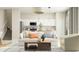 Inviting living room with a comfortable sofa, stylish decor, and a bright, airy atmosphere at 2660 Skyline Loop, Kissimmee, FL 34758