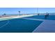 Tennis court with a view of the ocean near the condo building at 2625 S Atlantic Ave # 24Sw, Daytona Beach, FL 32118