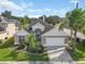 Beautiful single-story home with well-manicured lawn, mature landscaping and a two car garage at 1530 The Oaks Blvd, Kissimmee, FL 34746