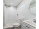 Bathroom with white tile, a vanity and a shower at 14464 Sw 34Th Terrace Rd, Ocala, FL 34473