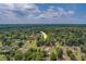 Expansive aerial view showcasing the home nestled within lush trees, featuring a spacious yard and serene setting at 4004 Se 47Th Pl, Ocala, FL 34480