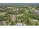 A high angle view of the area's landscape, showcasing the home's surroundings at 3807 Timberlake N Rd, Lakeland, FL 33810