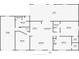 Detailed floor plan showcasing the layout with multiple bedrooms, bathrooms, a kitchen, and an outdoor patio at 781 Little Pine Dr, South Daytona, FL 32119