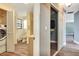 The hallway has a closet and is attached to the bathroom, laundry room, and bedroom at 781 Little Pine Dr, South Daytona, FL 32119