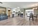 Bright, open-concept kitchen with stainless steel appliances and ample cabinet space at 781 Little Pine Dr, South Daytona, FL 32119