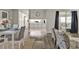 Light and open concept dining area flows into the kitchen and living room spaces at 1610 Reynolds Rd # 5, Lakeland, FL 33801